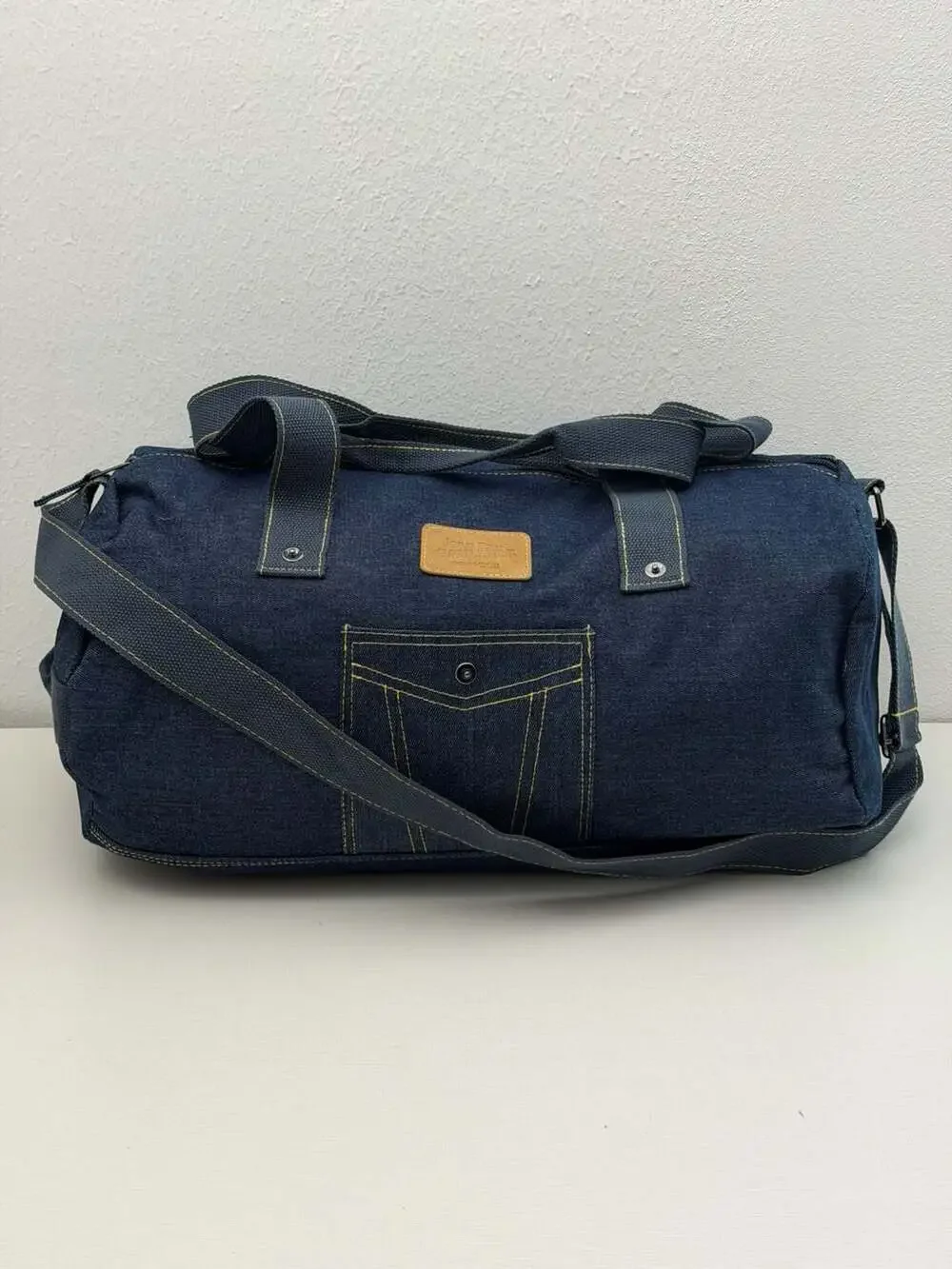 Jean Paul Gaultier pour vous Denim Weekender Duffel Bag NWOT